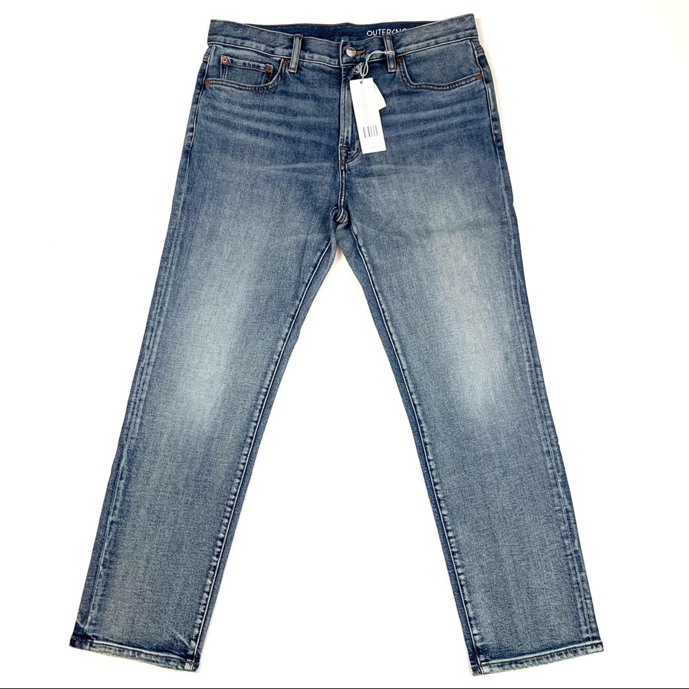 Outerknown Sz 32 x 30 Local Straight Jean SEA Light Blue Wash Men’s Denim NEW
